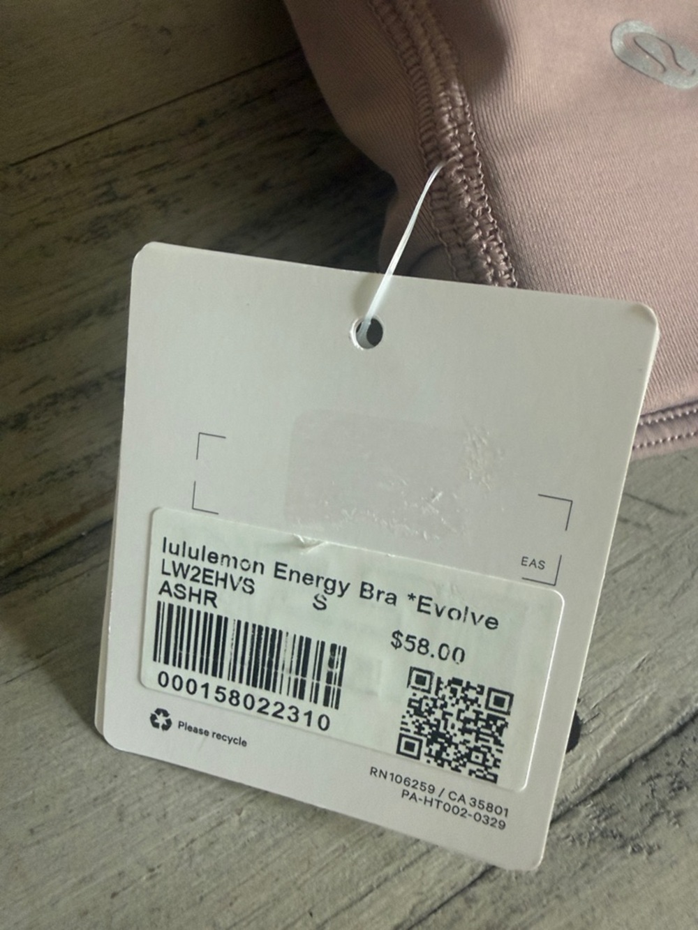 Lululemon Energy Bra *evolve - Picture 4 of 6